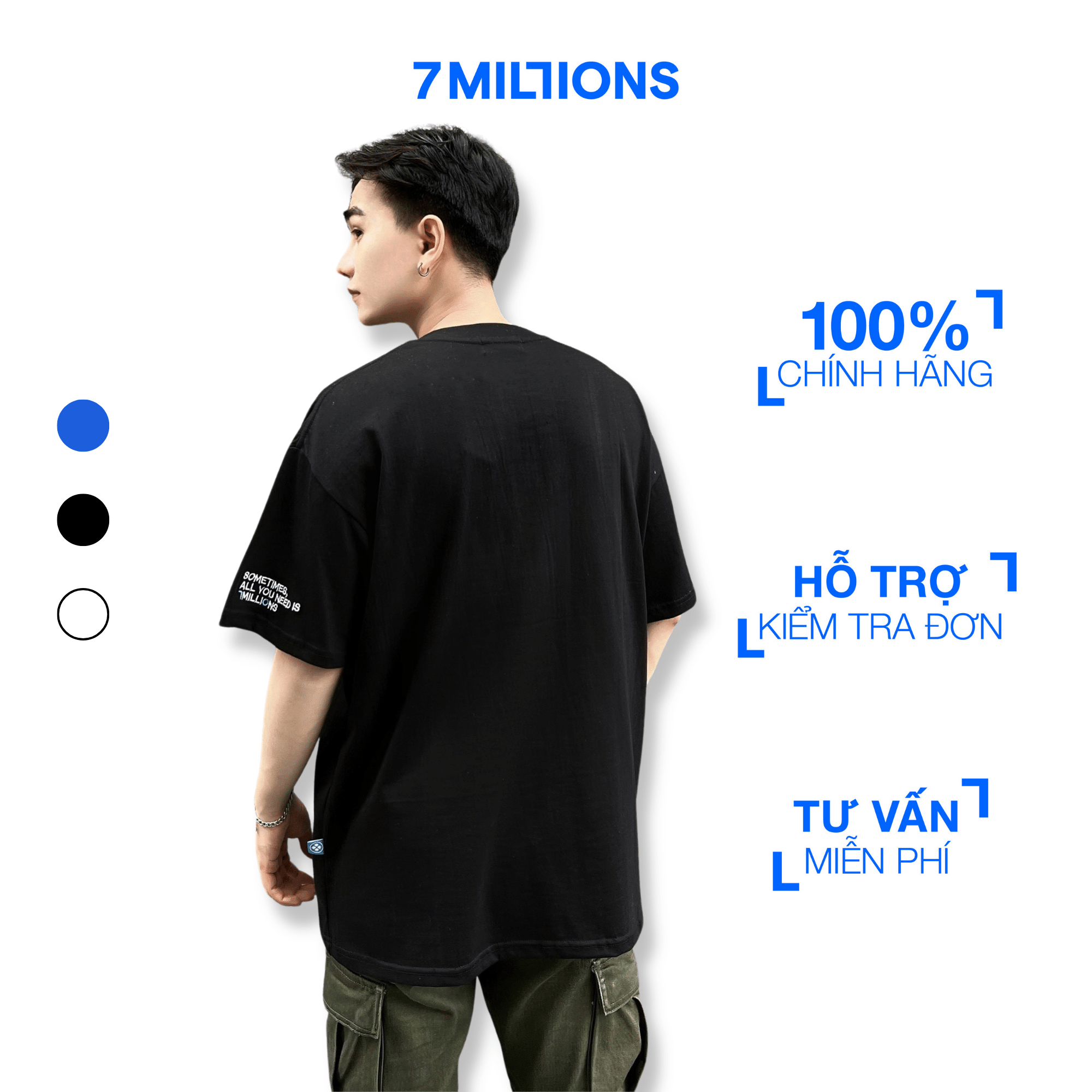 7MILLIONS Áo thun Basic Formal / 3 Màu