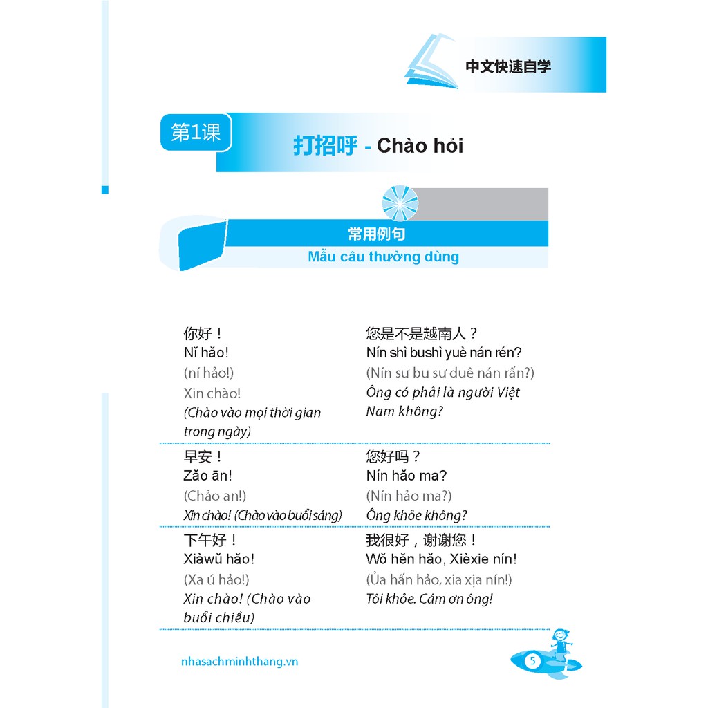 Tự Học Tiếng Trung Cấp Tốc (có file nghe)
