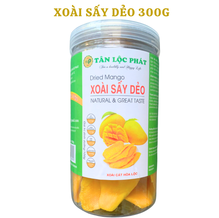 XOÀI SẤY DẺO TÂN LỘC PHÁT HŨ 300G