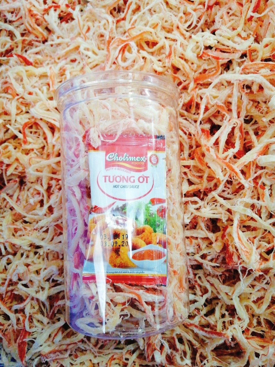 150gr Mực xé sợi hấp nước cốt dừa
