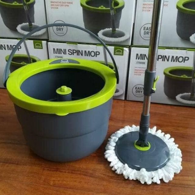 BỘ CÂY LAU NHÀ LOCK&LOCK MINI MOP XOAY 360 ĐỘ