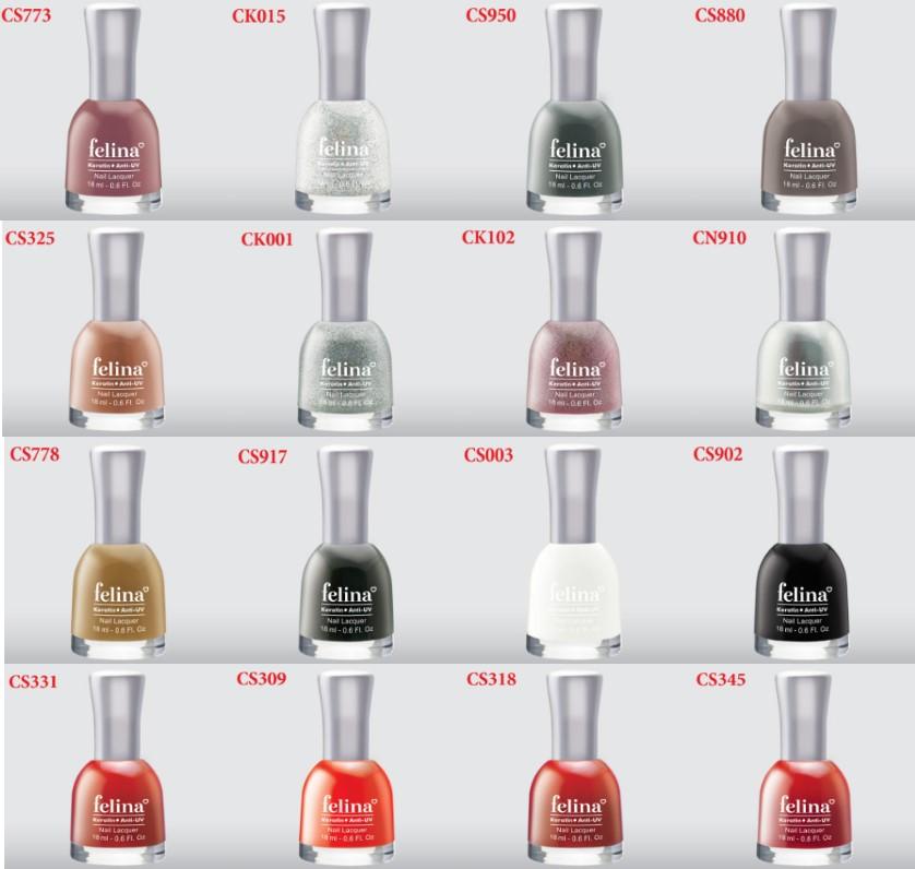 Sơn Móng Felina Keratin Anti-UV Nail Lacquer 18ml