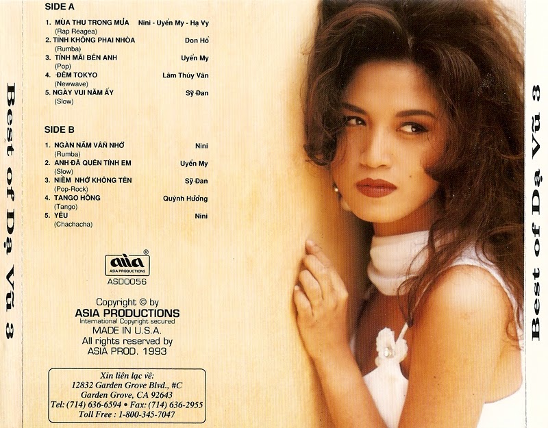 [MDCD] Bộ 6 Đĩa Nhạc CD Dạ vũ Asia