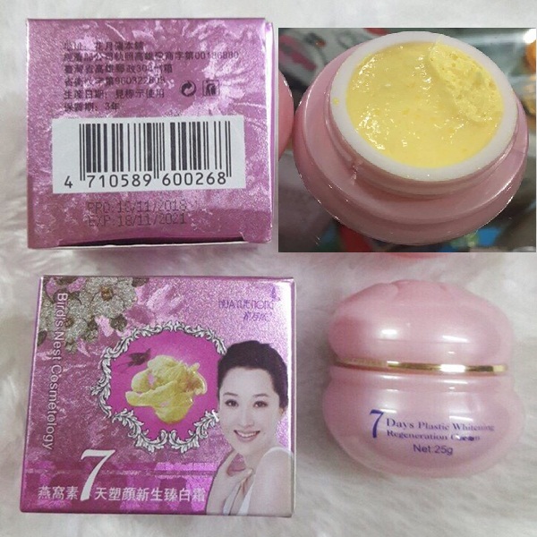 [Giảm Nám sau 7 Days] Kem nám dưỡng trắng da giảm nám tàn nhang các vết thâm Tổ Yến Hua Yue Nong Nhật Bản