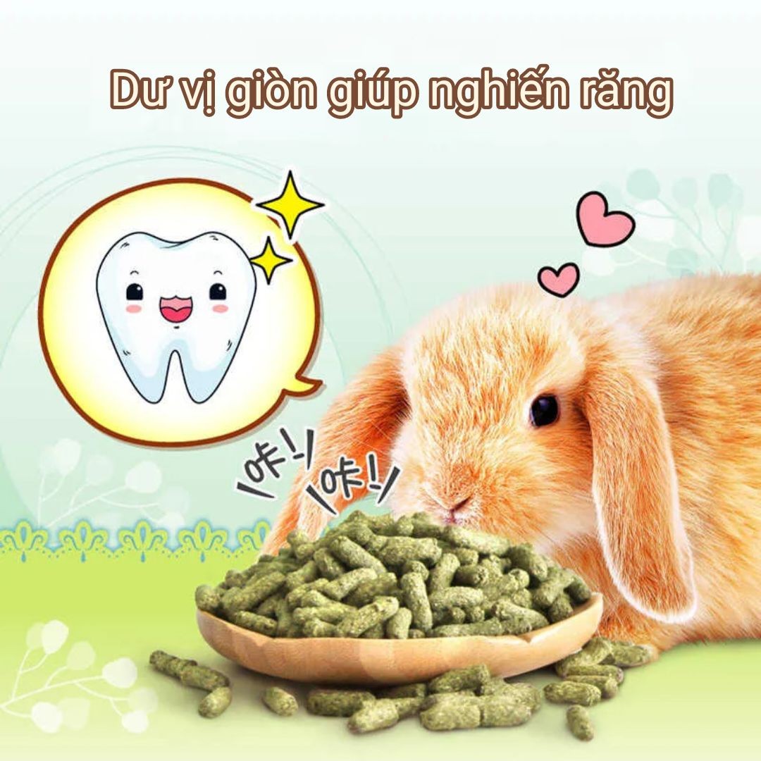 Cỏ nén giàu Xơ Cho Thỏ