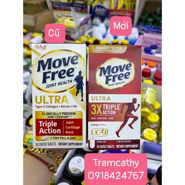 Glucosamine schiff move free ultra 75 viên, 30 viên