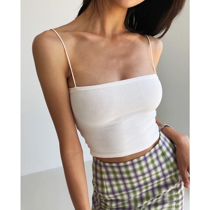 Áo 2 dây nữ trơn, áo 2 dây bún, áo 2 dây sexy, áo 2 dây croptop thời trang hàn quốc, amelia, áo thun nữ, áo nữ, áo 2 dây chất thun tăm, áo kiểu nữ