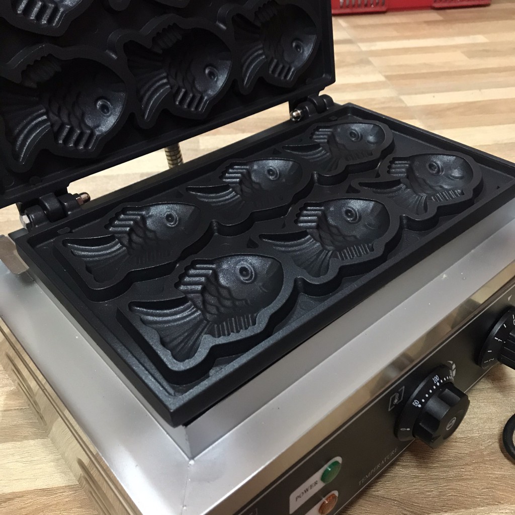 Máy làm bánh cá Taiyaki 6 con
