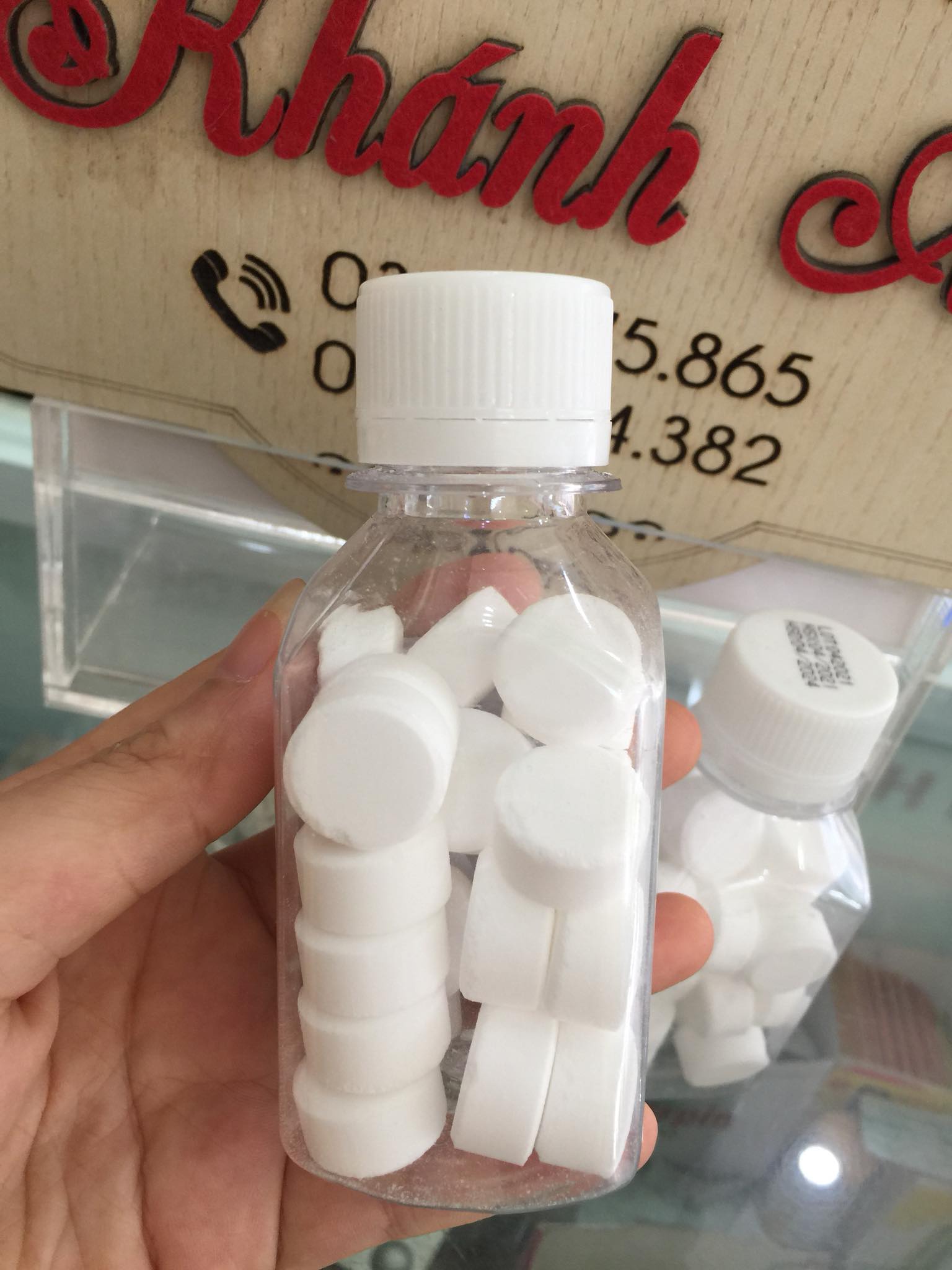 viên Muối Tinh NaCl pha xúc miệng (lọ 20 viên )