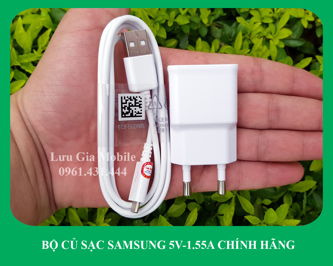 [1.55A-5V] Bộ củ sạc Samsung A01 công ty | Galaxy A01 Core