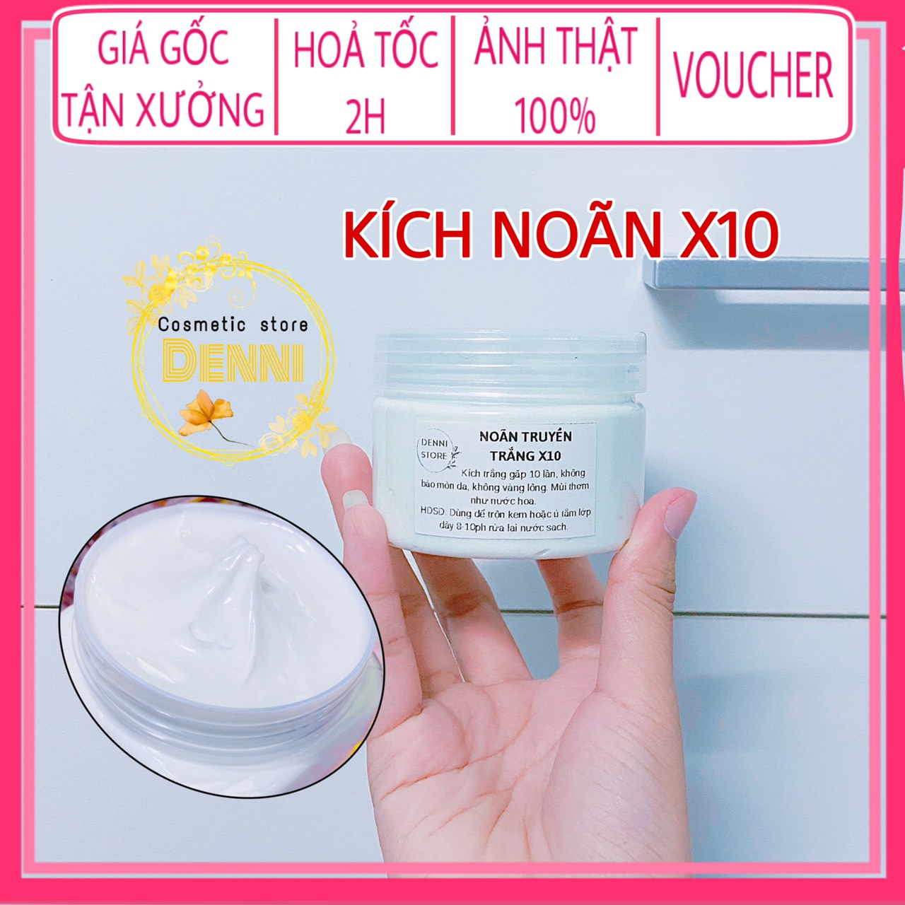 Lẻ hủ pet 200g kích khử thâm tẩy thâm màu trắng