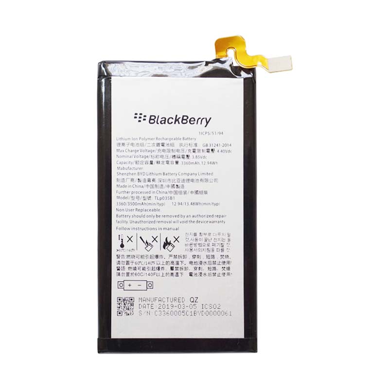 Pin dành cho Blackberry KEY2 TLp035B1 Zin 3500mAh