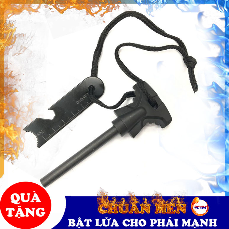 Đá đánh lửa sinh tồn Chuẩn Men bằng ma sát, dụng cụ tạo lửa sinh tồn - GD0612