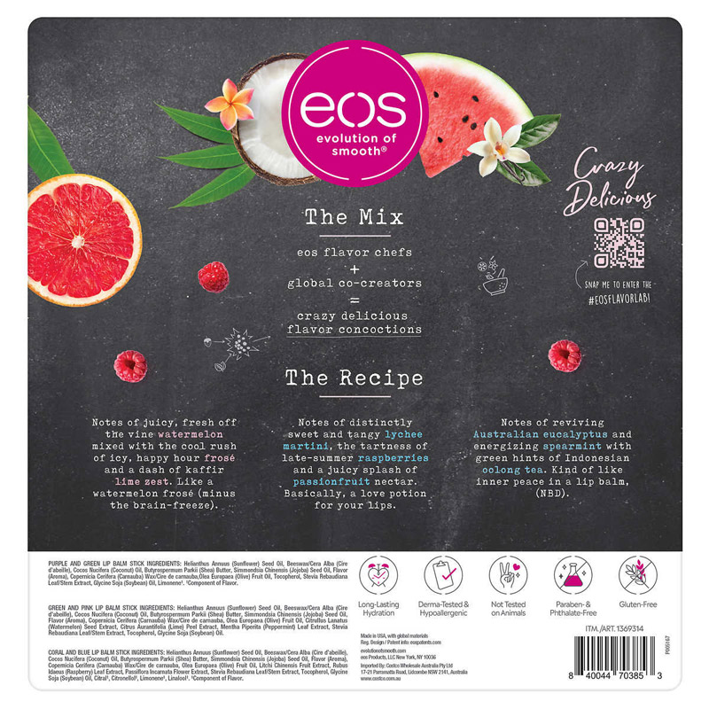 Son dưỡng môi hữu cơ EOS USDA Organic Smooth (dạng thỏi, 4gram)