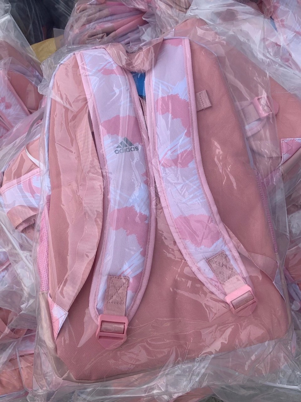 Balo D.A.S hồng chất liệu polyester size 30cm