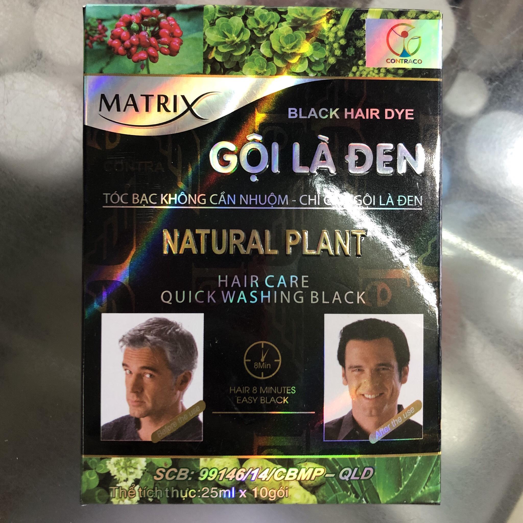Dầu gội Matrix gội là đen