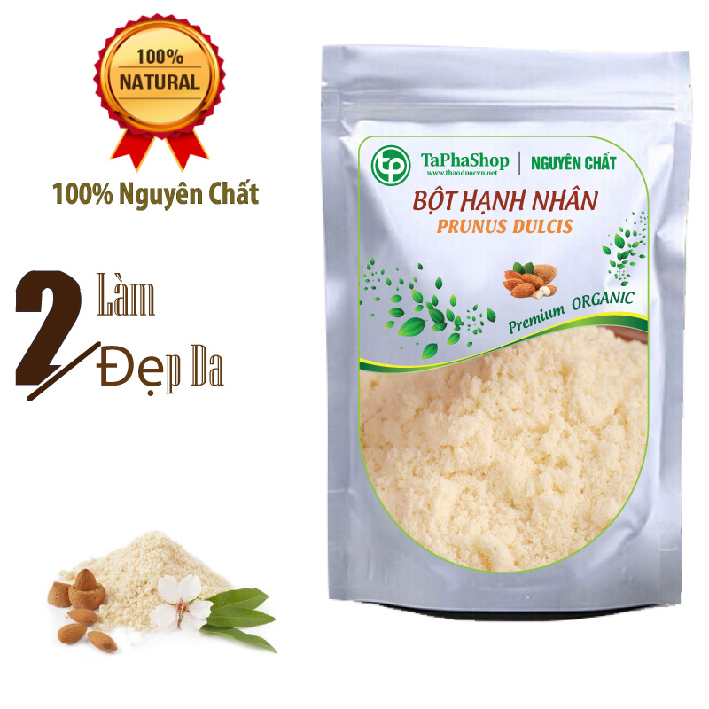 [HOT] Bột hạnh nhân nguyên chất 200g- Thảo Dược Tấn Phát