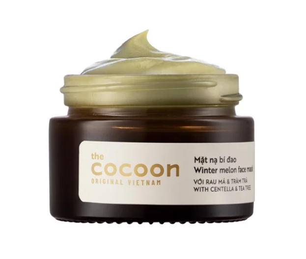 Mặt nạ rửa dành cho da dầu và mụn ẩn chiết xuất bí đao the cocoon winter melon face mask