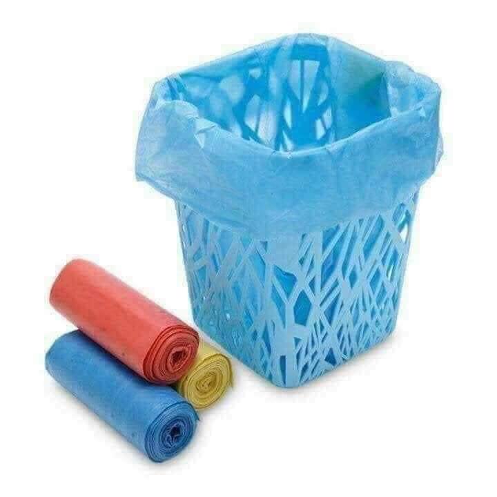 1 KG (3 CUỘN) TÚI ĐỰNG RÁC MÀU SIZE TRUNG 55X65CM