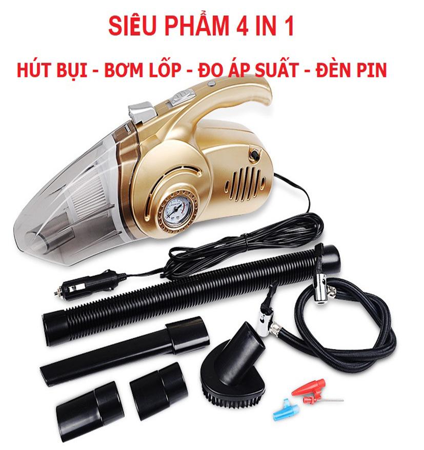 Máy hút bụi 4in 1 , máy hút bụi công suất lớn, hút bụi cực nhanh, hoạt động êm ái, dễ dàng di chuyển - sale 50%