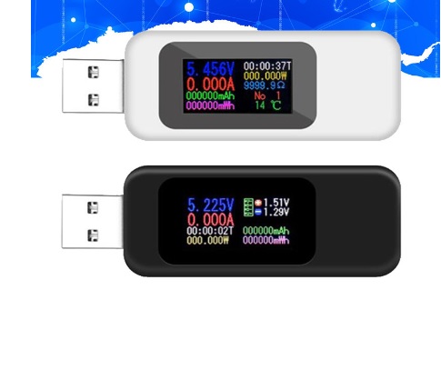 Đo dòng điện test USB 4-30V (test nguồn usb)