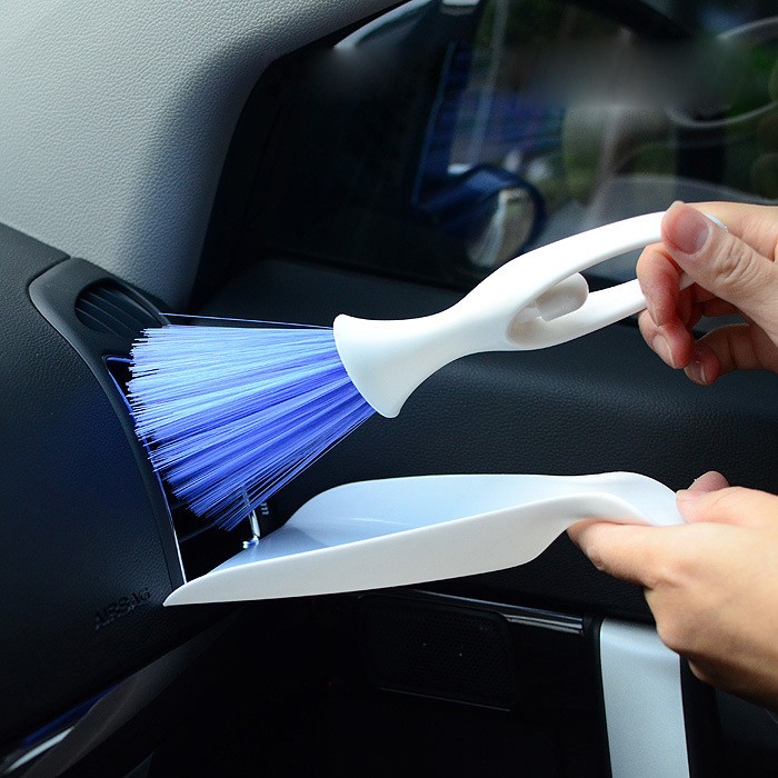 Bộ Chổi Quét Và Ki Hốt Mini Vệ Sinh Máy Tính Và Các Thiết Bị Điện Tử (Trắng)