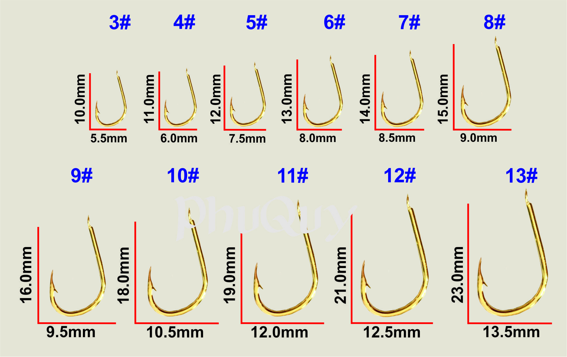 Hộp 100 Lưỡi Câu Thép Nghạnh Nhọn ( Mã V )