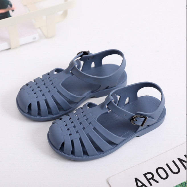 Xăng đan đế mềm bằng nhựa dành cho bé trai và bé gái
