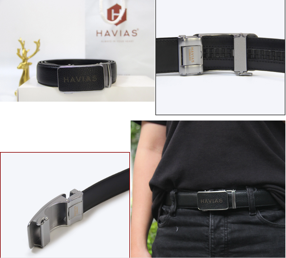 Dây thắt lưng da bò Prime HAVIAS