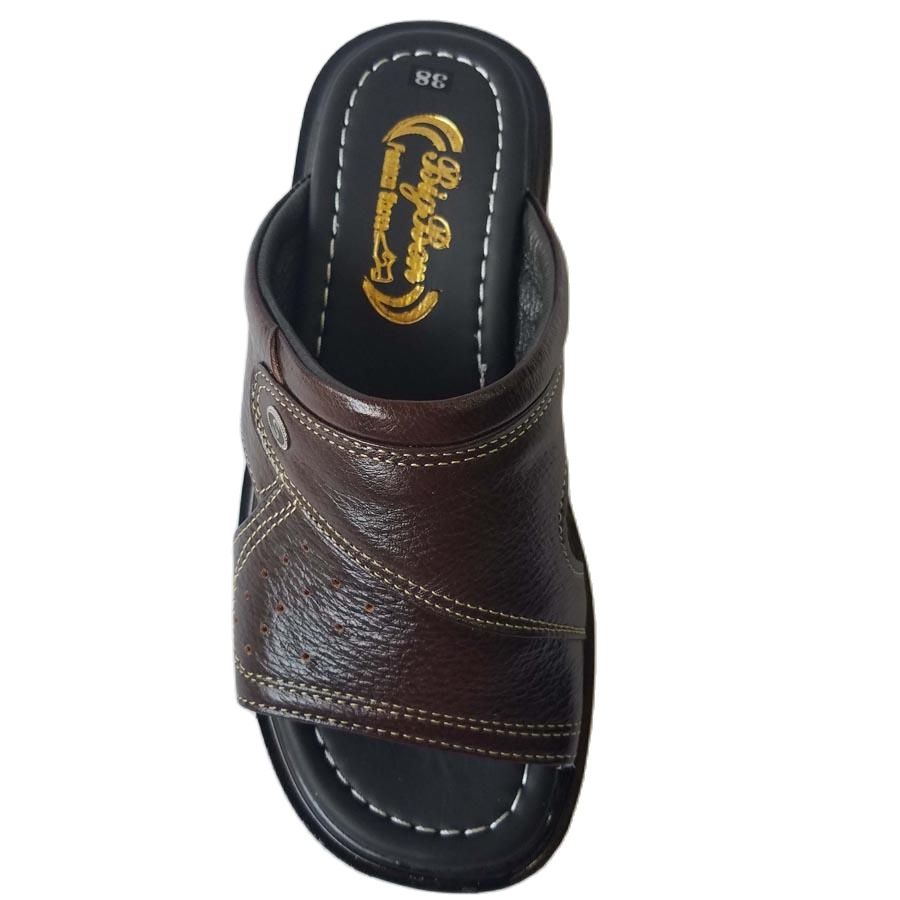 Bigben Men's Slippers High Quality Genuine Cow Leather Dn153