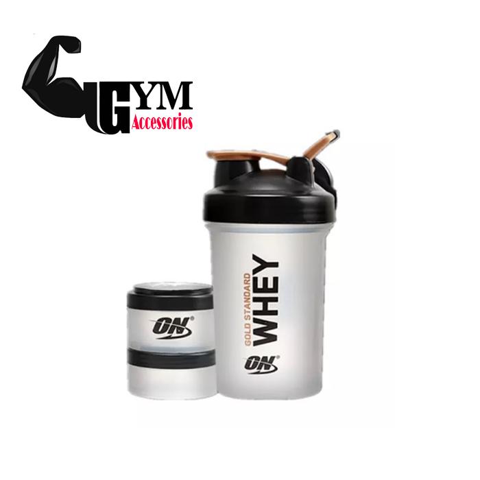 Bình lắc bình nước Shake bottle ON Gold Standard 3 ngăn
