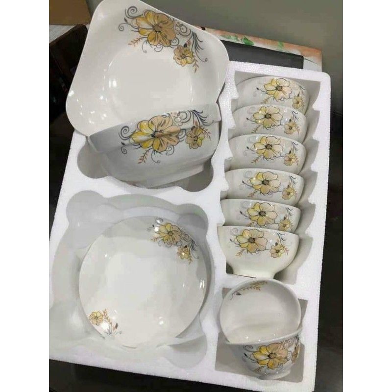 bộ bát đĩa bát tràng  11 món