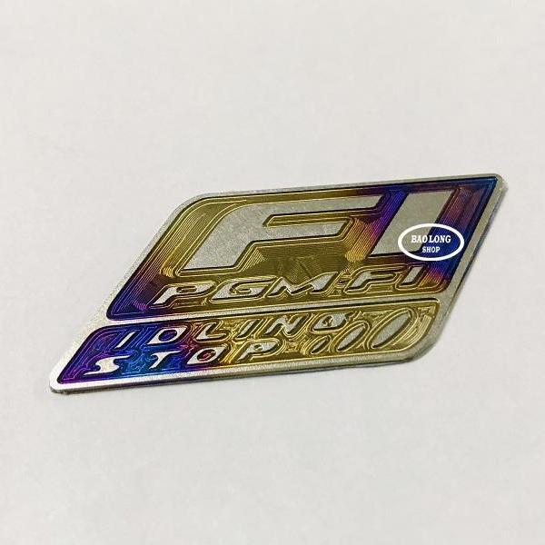Tem Titanium 3D Chữ Fi (Titan 100%)