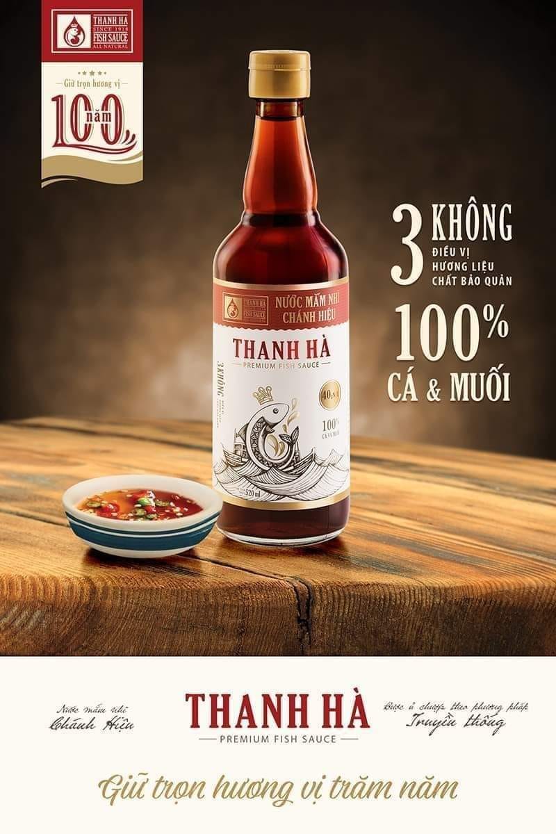 Nước mắm Thanh Hà 40 độ đạm - 520ml