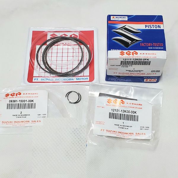 Bộ piston bạc Raider fi - Satria fi ắc phe