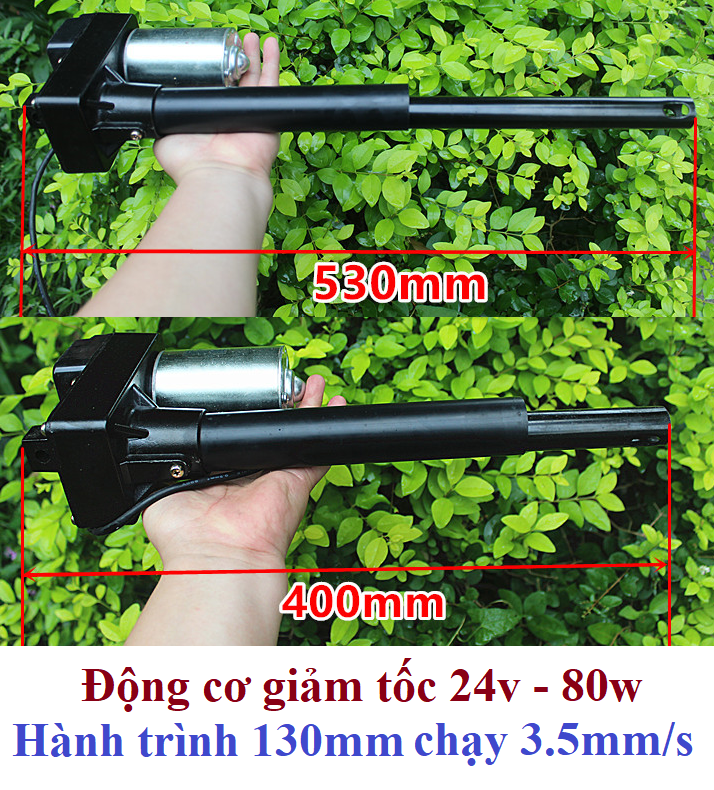 Động cơ Xi lanh dạng trượt các loại nâng cao tối đa 328mm và 400Kg