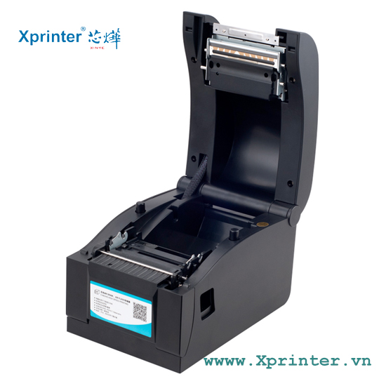 (Khuyến Mãi)_Máy In Tem Mã Vạch Xprinter XP-350B Cổng USB