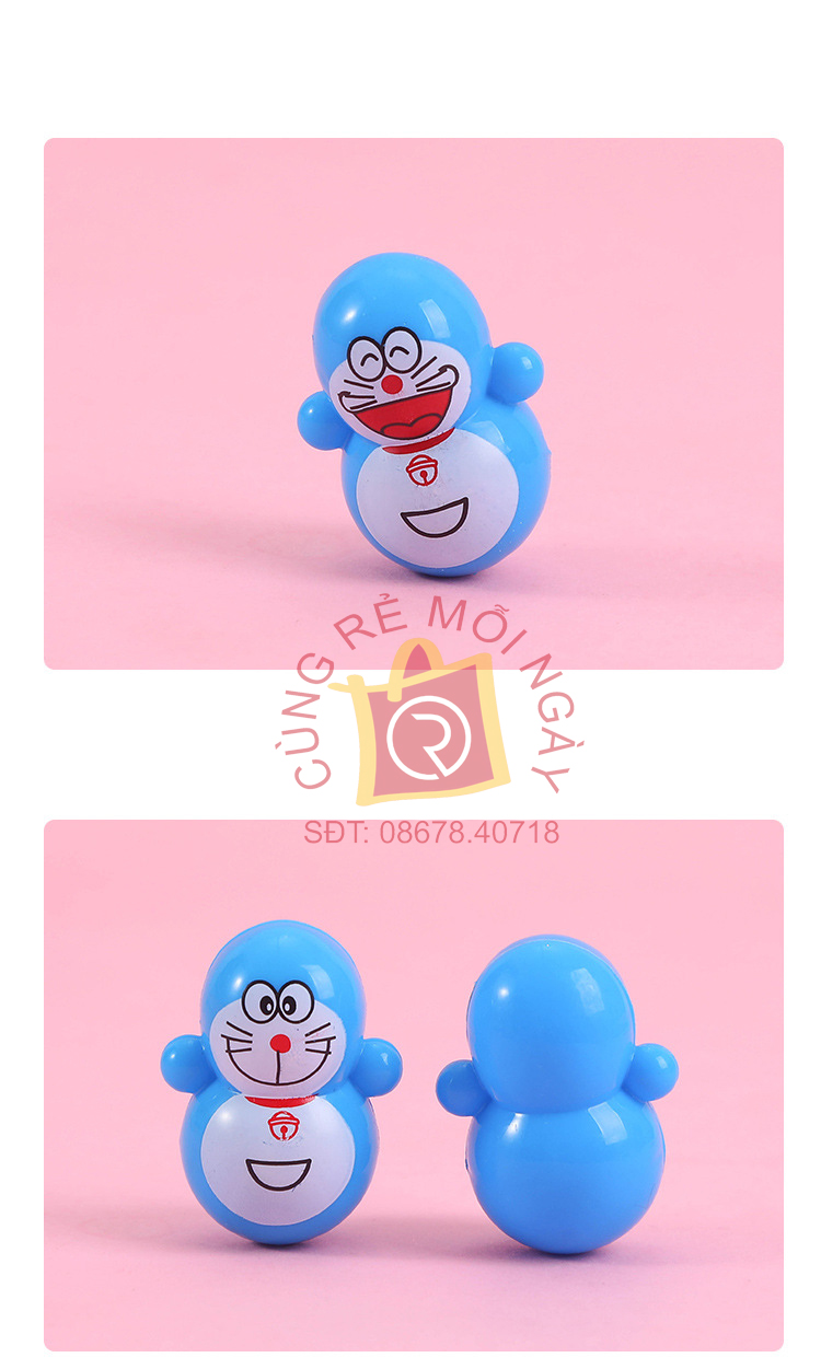 Lật đật mini Doremon ngộ nghĩnh, vui nhộn, siêu cute
