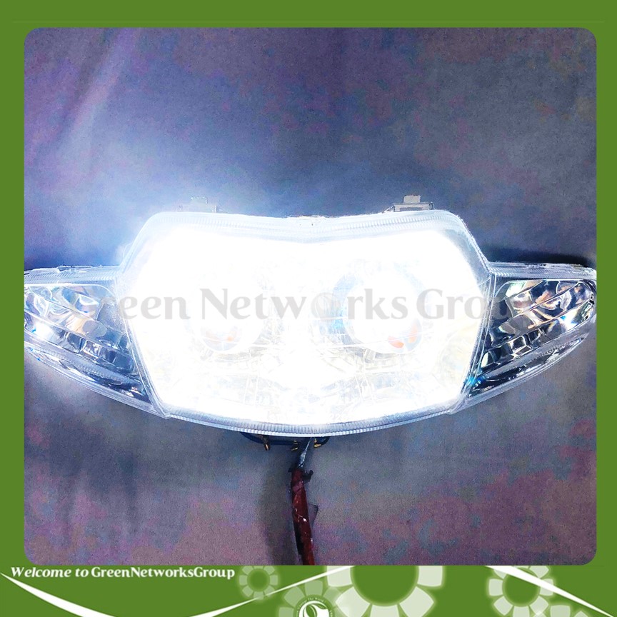 Đầu Đèn Wave 2002 gắn đèn LED H4 Greennetworks