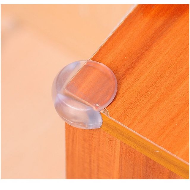 Bộ 4 Miếng Bọc Cạnh Bàn Silicon Tròn