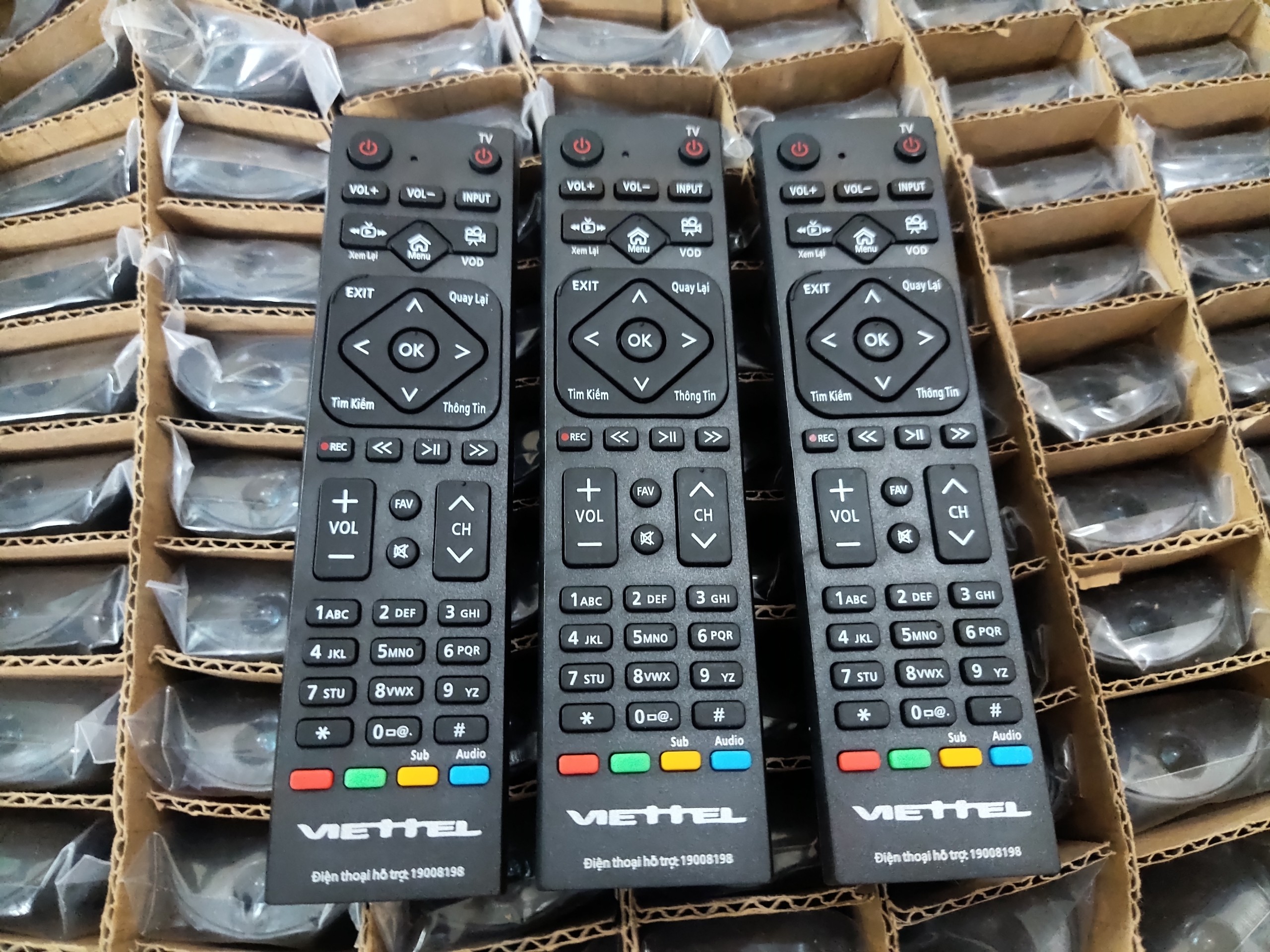 Remote điều khiển đầu thu Viettel internet - Remote Viettel
