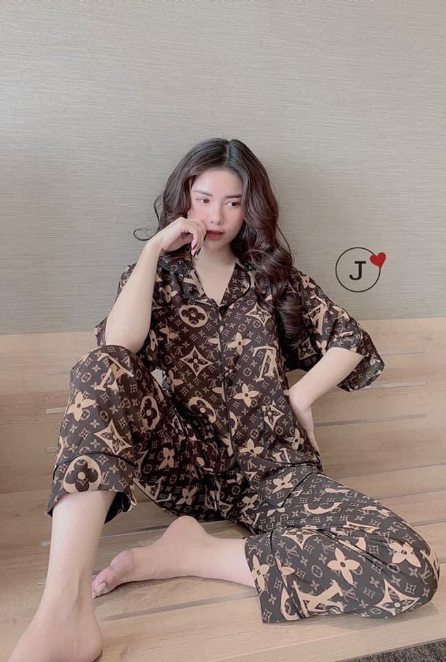 Bộ Pijama Nữ Áo cánh dơi  Quần dài