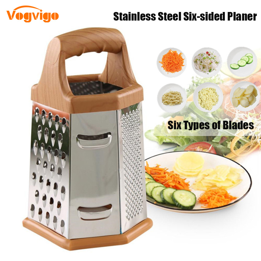 6 sides vegetable slicer hand ginger carrot grater manual box onion grater for carrots potato cabbage kitchen tools
