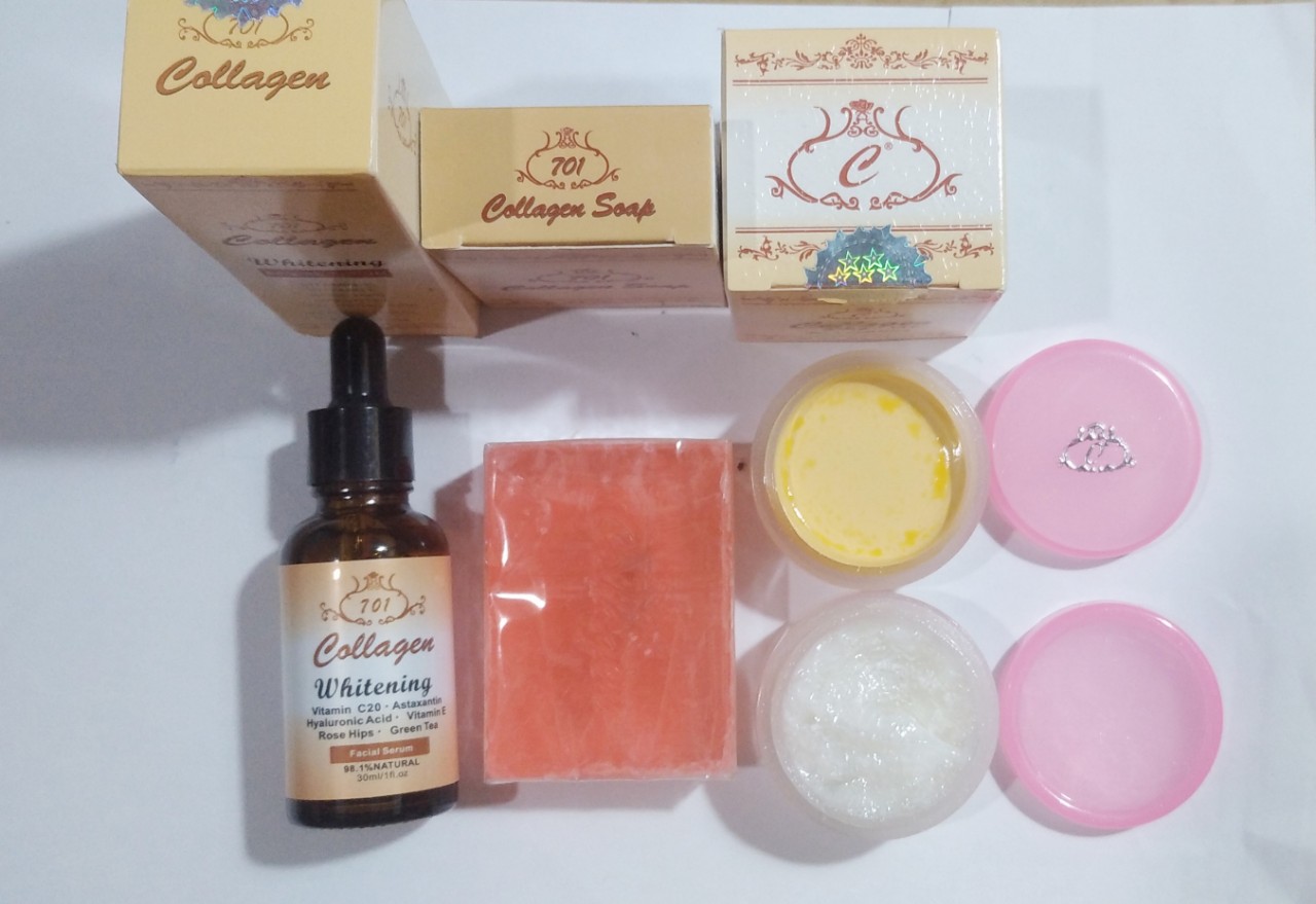 COMBO SERUM VÀ KEM COLLAGEN PLUS VIT E giúp đều màu sáng da