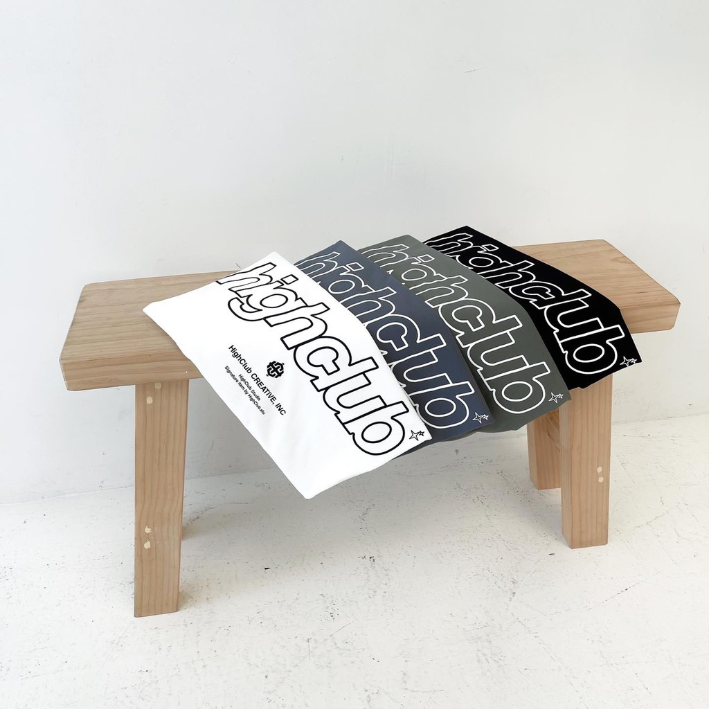 Áo thun Highclub Basic Unique Tee - Black/White/Grey/Green