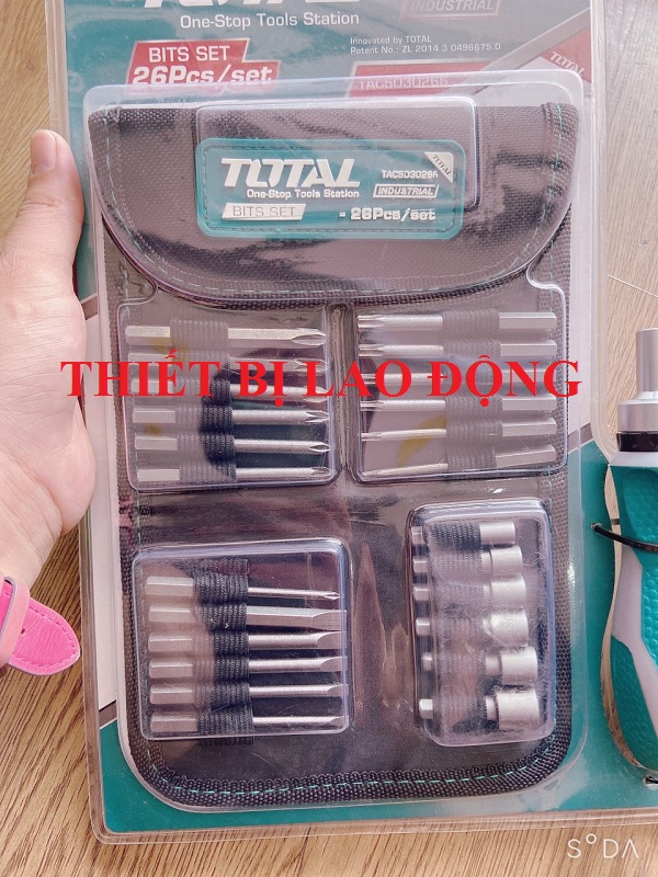 Bộ 26 tua vít 26 Total - TACSD30266
