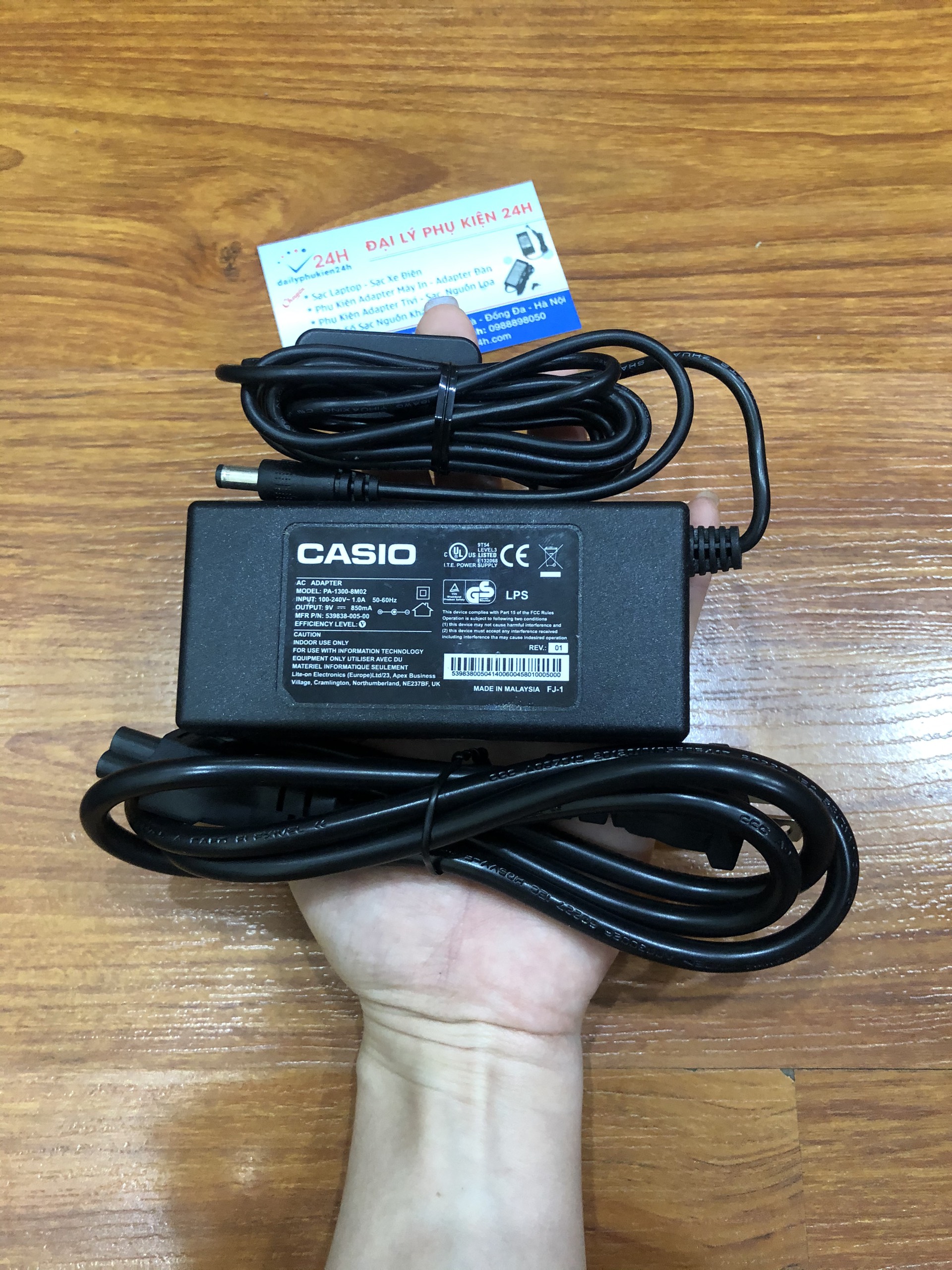 ADAPTER NGUỒN ĐÀN CASIO CTK-450 (dây nguồn loại xịn