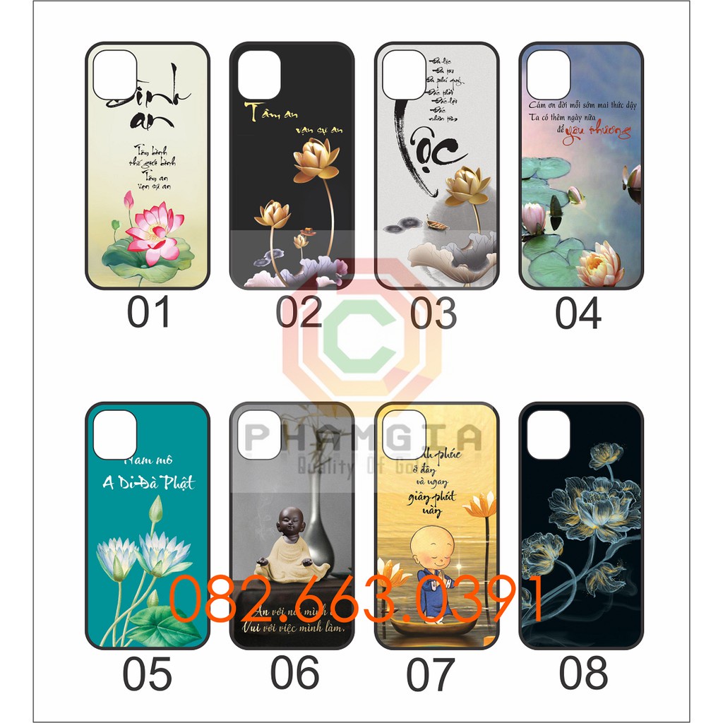 Ốp lưng ép kính iphone 11/11 pro/11 promax/ 12/ 12 promax/ 13 mini 13 13 promax in hình thư pháp