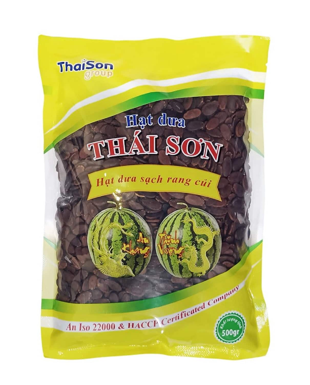 Hạt dưa sạch rang củi Thái Sơn loại đặc biệt 500g