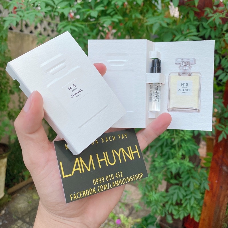 [ CHÍNH HÃNG] Vial Nước Hoa CHANEL No5 EDP & L'EAU 1,5ml